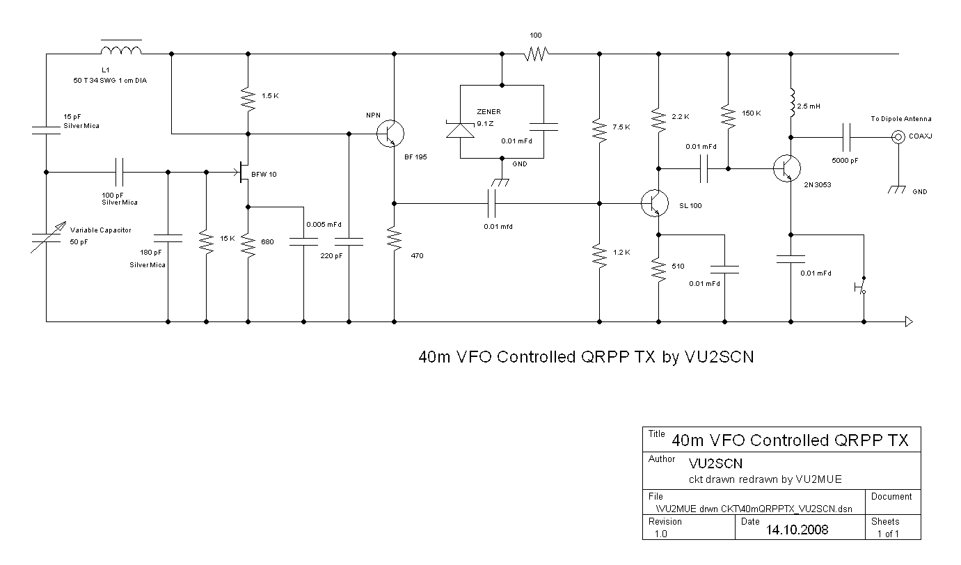 40m QRP TX